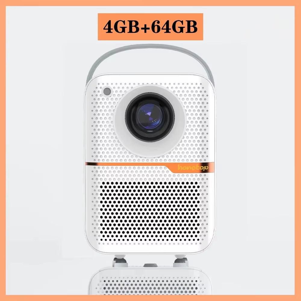 Android Smart Mini Projector 300ANSI Lumen Portable Projector 4K with WIFI Bluetooth 1080P Home Movie Theater Beamer