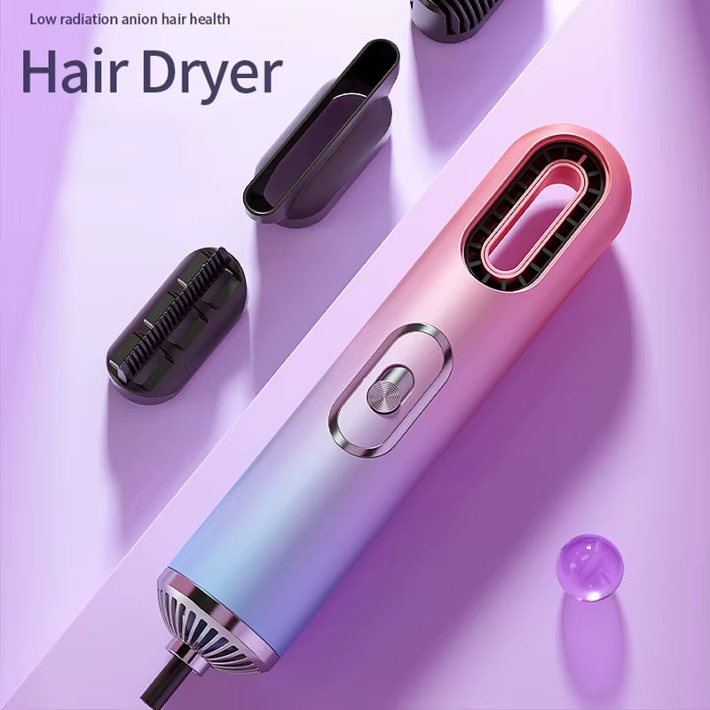 Professional Air Blow Dryer Curling Comb and Brush Airflow Hair Dryers Negativ Ion Hairdryer