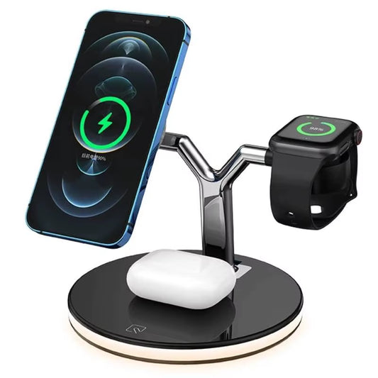 Magnetic 3 in 1 Wireless Charger 30W Fast Charging for Iphone 14 13 12 Pro Max Apple Watch Airpods Pro Charging Dock Station
