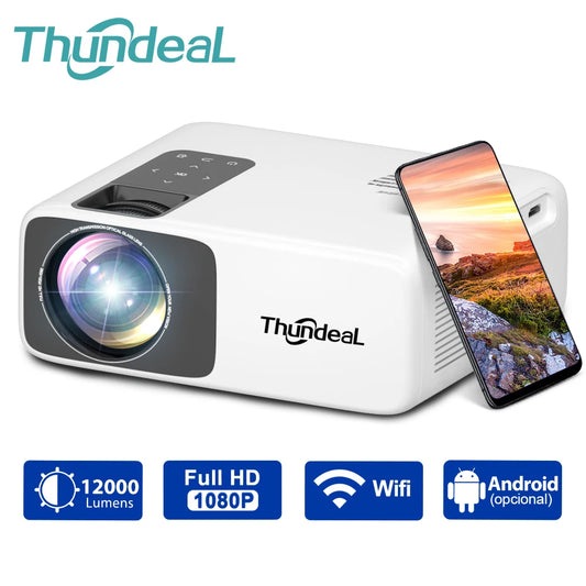 Td93Pro Projector Full HD 1080P Portable 2K 4K Video Wifi Projector TD93 Pro Home Theater Cinema 3D Smart Phone Beamer