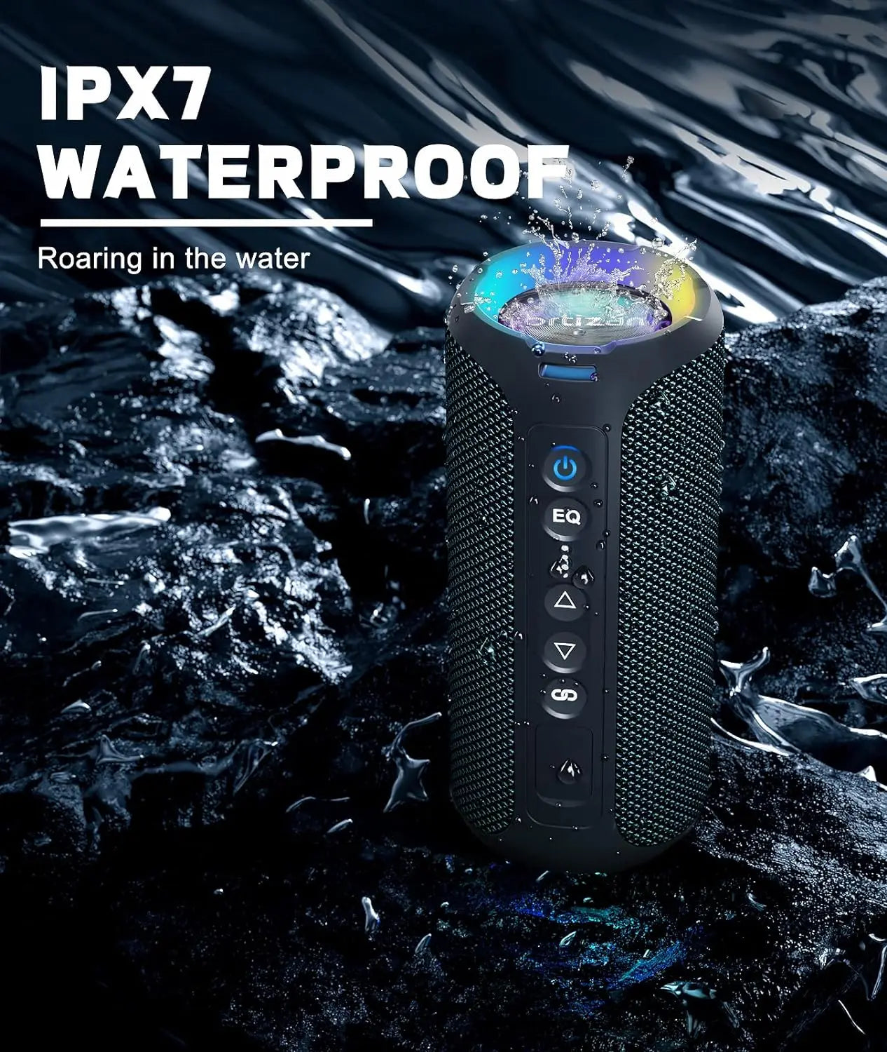 Bluetooth Speakers 40W Enhanced Bass Portable Outdoor Wireless Speaker