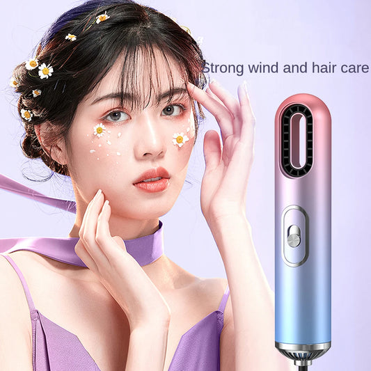 Anion Hair Dryer Professional Hairdryer Hot and Cold Air 3 in 1 Blue