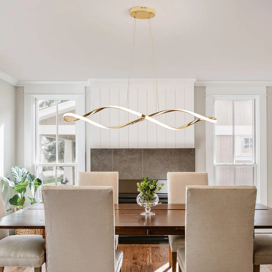 Gold/Chrome Ceiling Dimmable