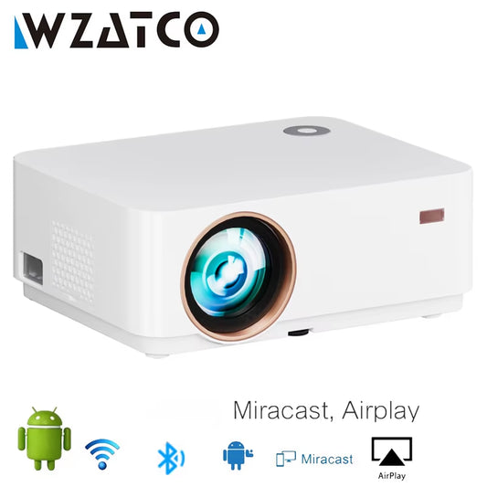 New D5 Portable Full HD 1080P 5G Wifi Android Smart Projector LED Home Theater Game Projektor Proyectores LCD Projetor
