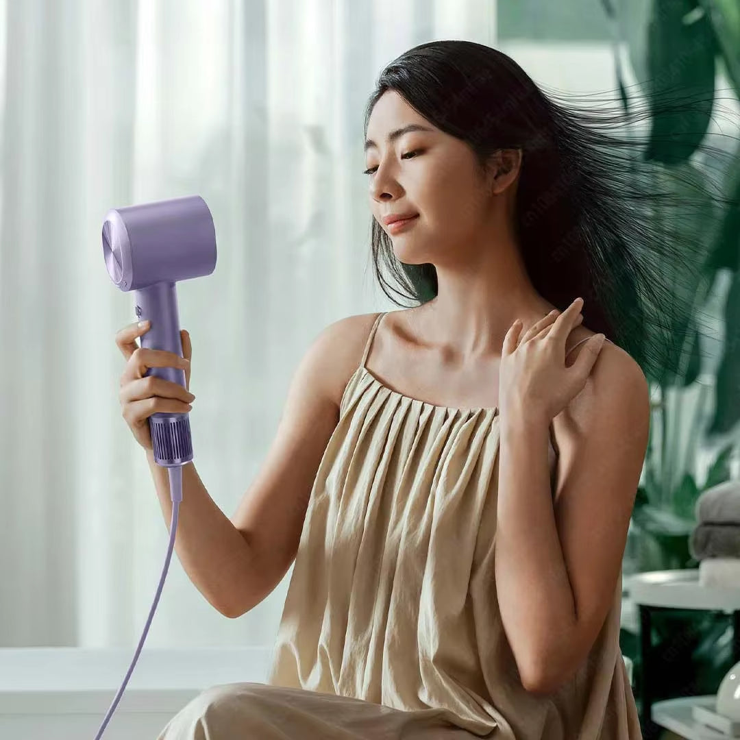 MIJIA High Speed Hair Dryer H701 Water Ion 65M/S Wind Speed 220V Professional Hair Care Quick Drye Negative Lon Hairdryer