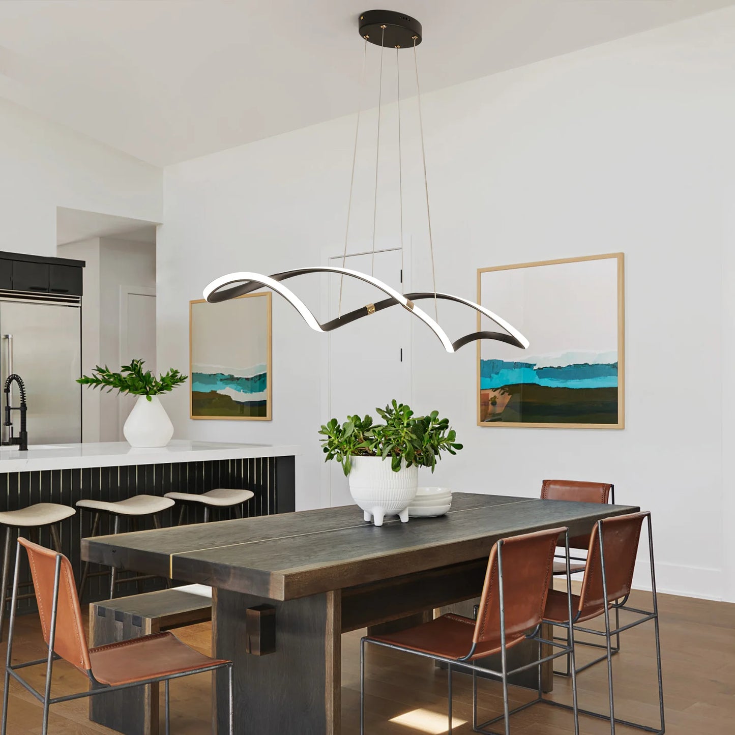 Gold/Chrome Ceiling Dimmable