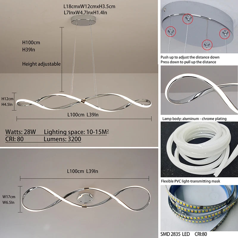 Gold/Chrome Ceiling Dimmable