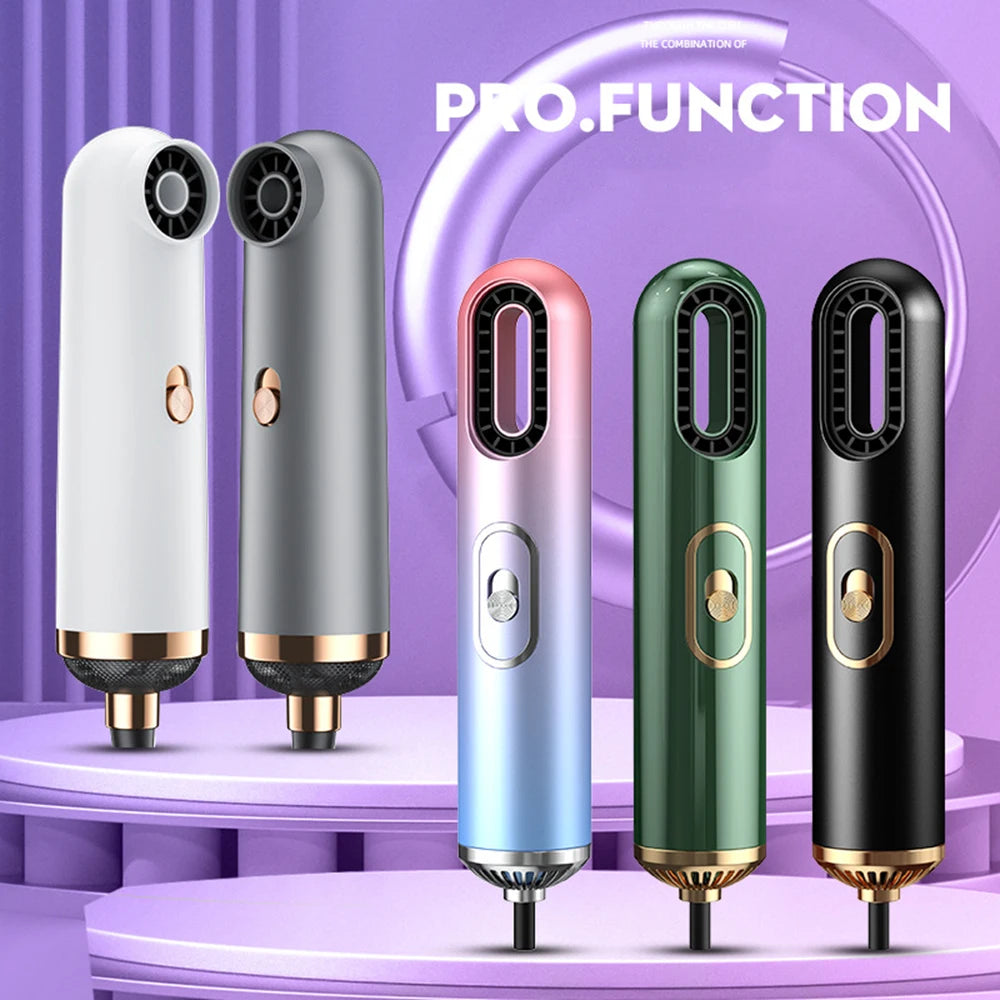 Anion Hair Dryer Professional Hairdryer Hot and Cold Air 3 in 1 Blue