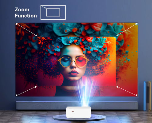 New D5 Portable Full HD 1080P 5G Wifi Android Smart Projector LED Home Theater Game Projektor Proyectores LCD Projetor