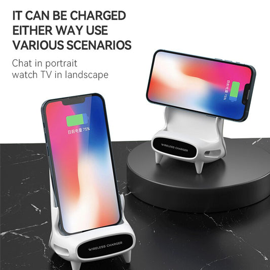 Wireless Desktop Charger Stand Induction Type C Fast Charge