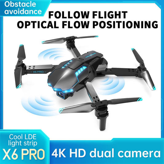 New X6 pro Drone 4K professional HD camera 2.4G WIFI Fpv with