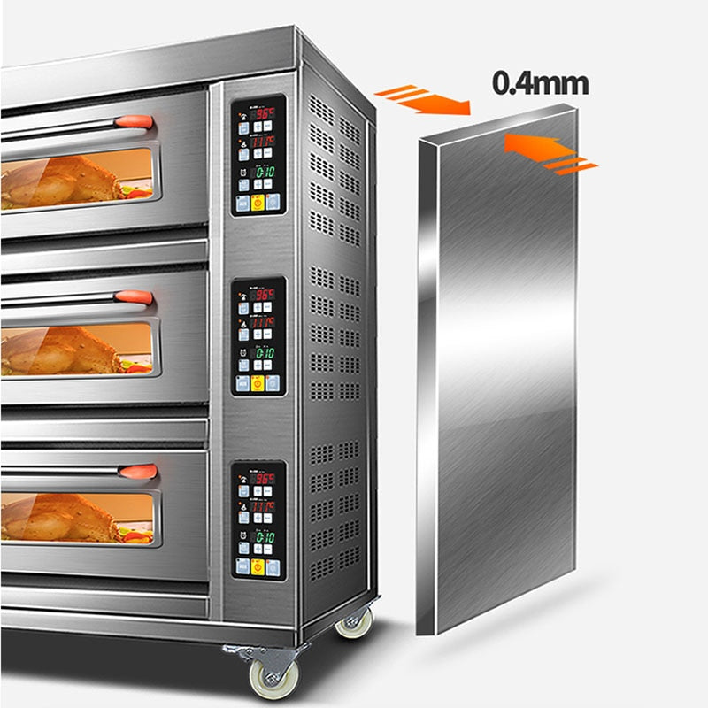 56L*3 Three layer electric oven Pizza oven Bake electric bakery oven