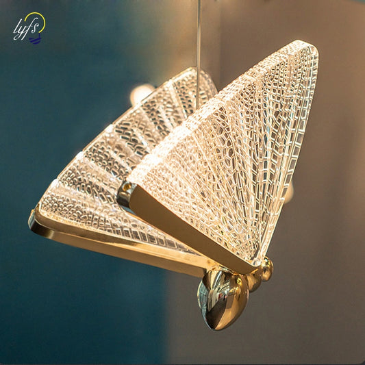 Butterfly Led pendant Lights Indoor Lighting Nordic Hanging Lamp