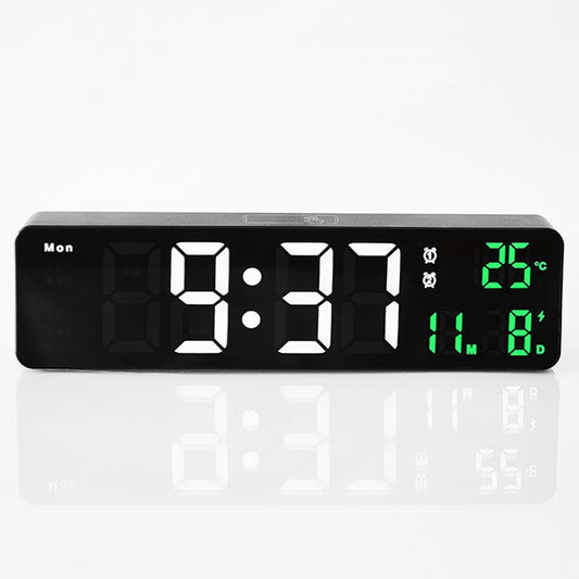 Digital Loud Music Alarm Led Clock Wall Home Decoration Bedroom Table