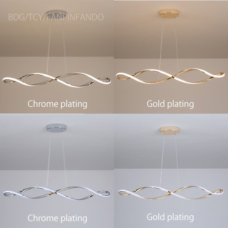Lodooo Modern Chandelier Restaurant Kitchen Island Hanging Lamps For