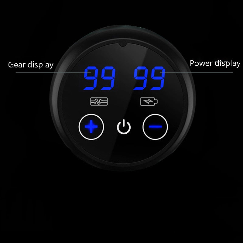 New Massage Gun Massager Lcd Screen 99gears 8heads Electric Fascia Gun