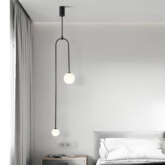 Nordic bedroom bedside restaurant pendant lamp bar simple living room
