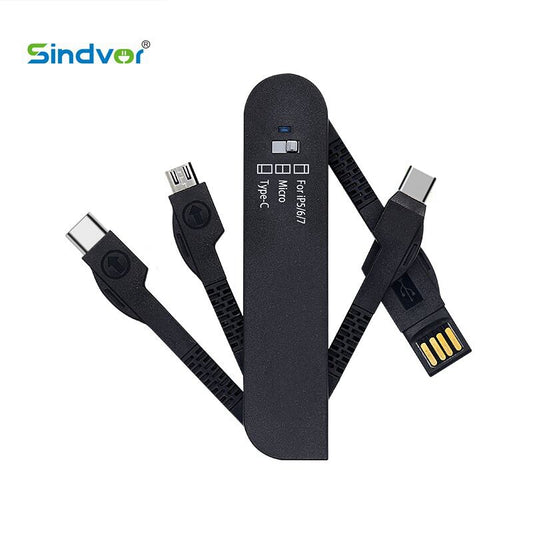 Sindvor 3 In 1 Type C Charger Adapter Multi Functional for Xiaomi