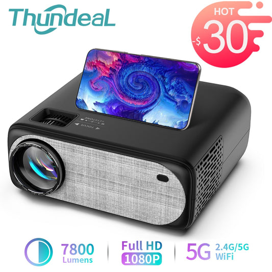 ThundeaL 1080P Projector TD97 WiFi Android TVBOX LED Full HD Projector