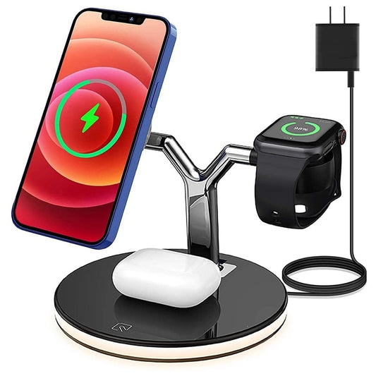Tongdaytech 25W 3in1 Magnet Qi Fast Wireless Charger