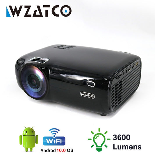 Wzatco E600 Led Projector Support Ac3 1080p 4k 3d Video Android